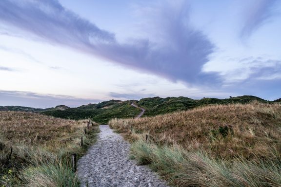 Wanderweg auf Langeoog